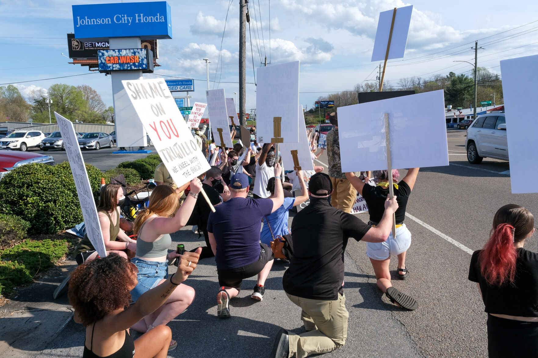 Johnson City Honda Protest